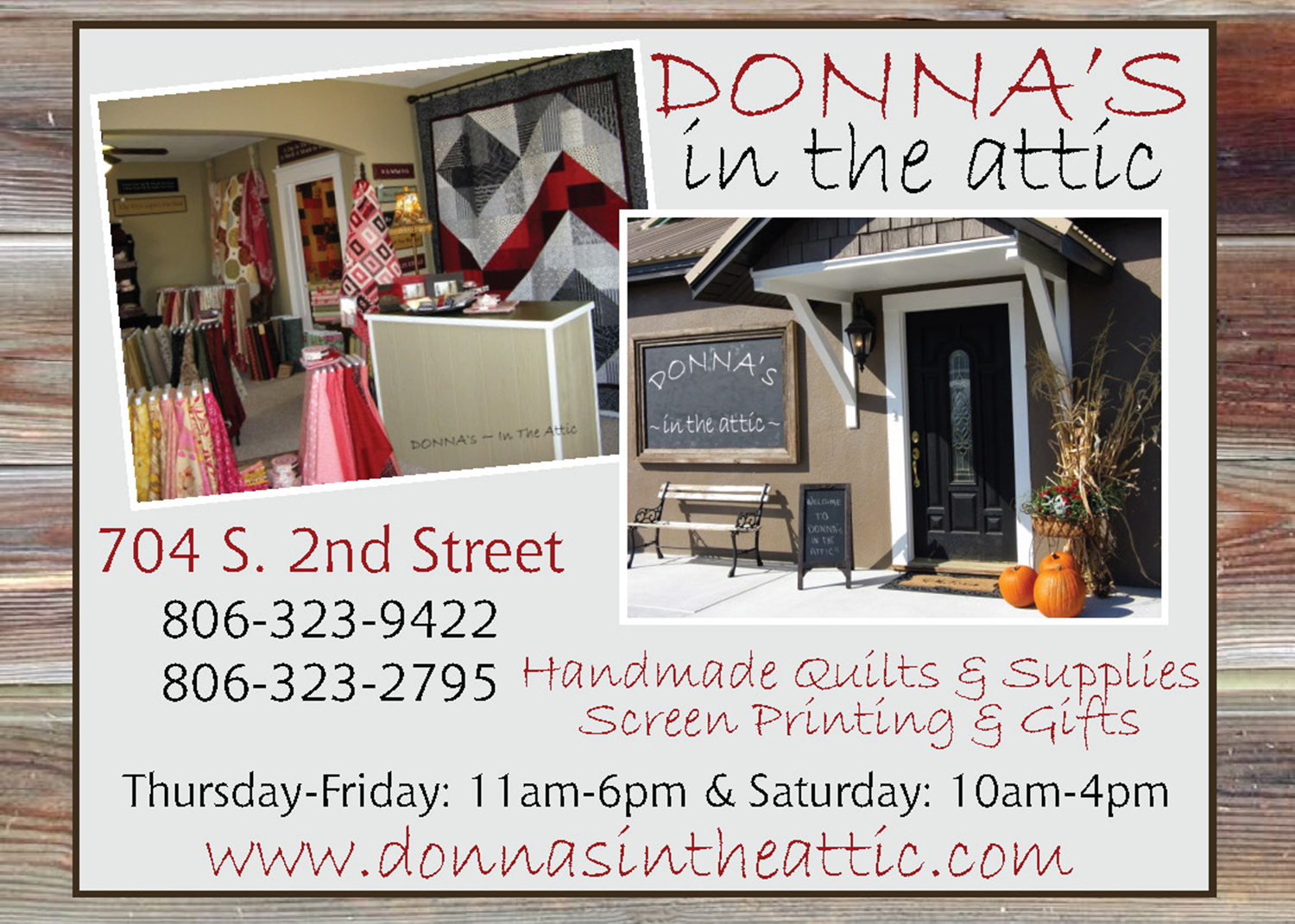 shopping donnas attic